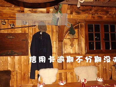 信用卡逾期不分期没办法还怎么办 信用卡逾期不分期没办法还怎么办