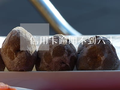 信用卡逾期不到六十天给冻结 信用卡逾期不到六十天给冻结