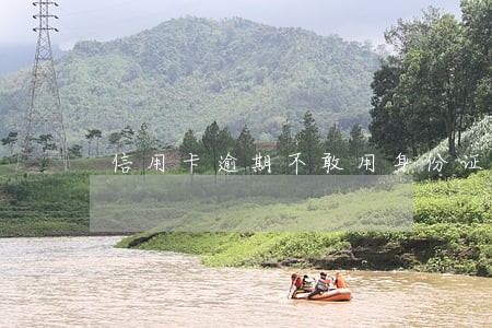 信用卡逾期不敢用身份证