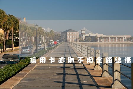 信用卡逾期不用全额结清怎么办