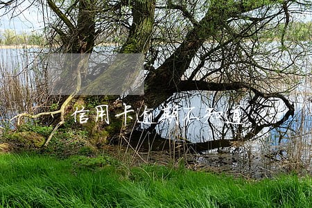 信用卡逾期不知道 信用卡逾期不知道