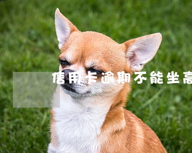 信用卡逾期不能坐高铁吗 信用卡逾期不能坐高铁吗