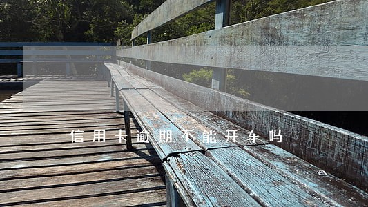 信用卡逾期不能开车吗 信用卡逾期不能开车吗