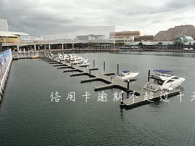 信用卡逾期不超过十天
