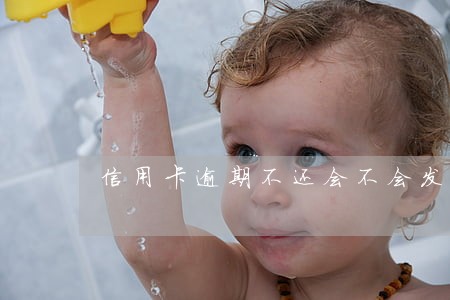 信用卡逾期不还会不会发育 信用卡逾期不还会不会发育