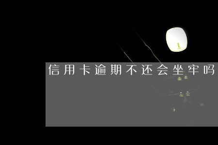 信用卡逾期不还会坐牢吗6