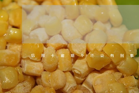 信用卡逾期不还会有刑事责任吗 信用卡逾期不还会有刑事责任吗