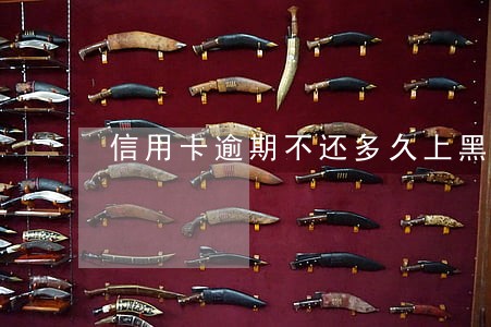信用卡逾期不还多久上黑名单