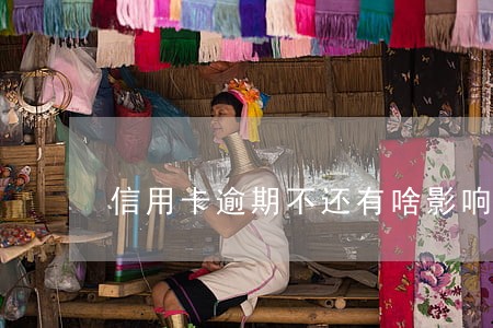 信用卡逾期不还有啥影响