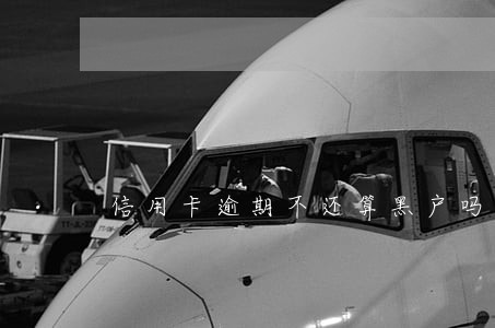 信用卡逾期不还算黑户吗 信用卡逾期不还算黑户吗