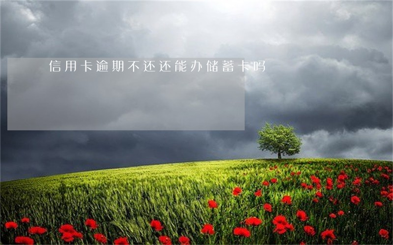 信用卡逾期不还还能办储蓄卡吗 信用卡逾期不还还能办储蓄卡吗