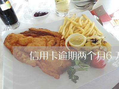 信用卡逾期两个月6万
