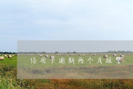 信用卡逾期两个月报警