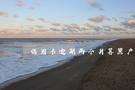 信用卡逾期两个月算黑户 信用卡逾期两个月算黑户