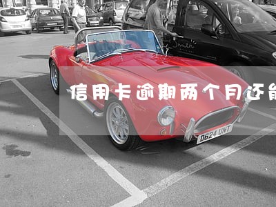 信用卡逾期两个月还能套现