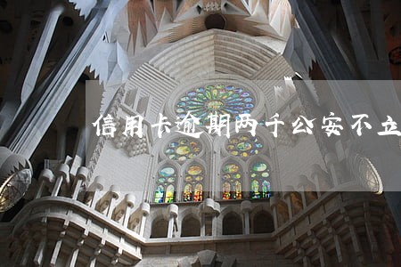 信用卡逾期两千公安不立案