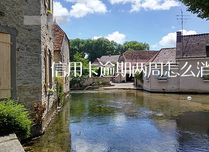 信用卡逾期两周怎么消除 信用卡逾期两周怎么消除