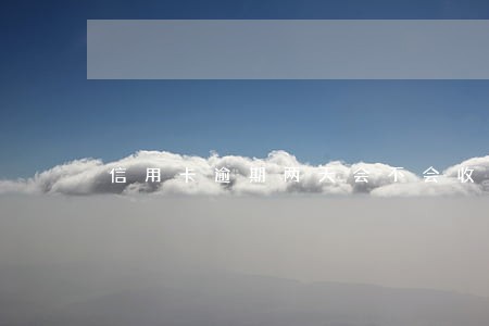 信用卡逾期两天会不会收利息 信用卡逾期两天会不会收利息