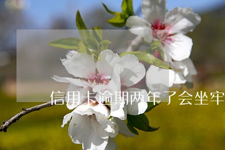 信用卡逾期两年了会坐牢吗 信用卡逾期两年了会坐牢吗