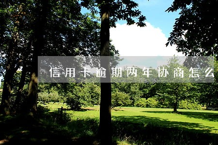 信用卡逾期两年协商怎么办 信用卡逾期两年协商怎么办