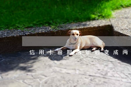 信用卡逾期两年后变成两万 信用卡逾期两年后变成两万