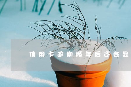 信用卡逾期两年后还会显示吗 信用卡逾期两年后还会显示吗