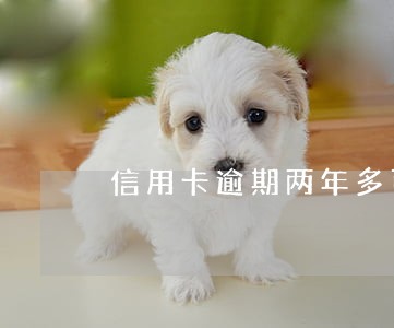 信用卡逾期两年多可以只还本金吗