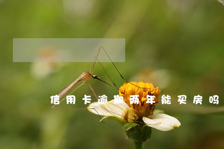 信用卡逾期两年能买房吗 信用卡逾期两年能买房吗