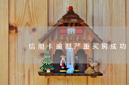 信用卡逾期严重买房成功 信用卡逾期严重买房成功