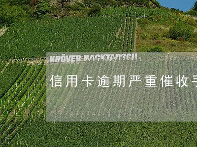 信用卡逾期严重催收手段 信用卡逾期严重催收手段