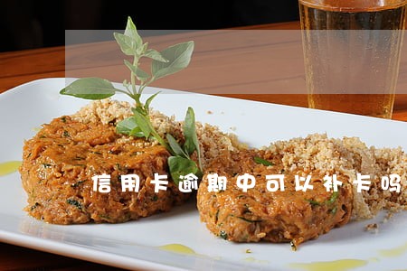 信用卡逾期中可以补卡吗 信用卡逾期中可以补卡吗