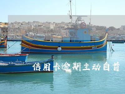 信用卡逾期主动自首 信用卡逾期主动自首
