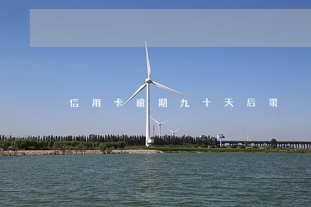 信用卡逾期九十天后果 信用卡逾期九十天后果