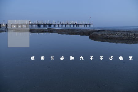 信用卡逾期九千不还会怎么样