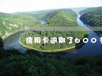 信用卡逾期了600多 信用卡逾期了600多