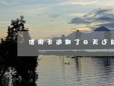 信用卡逾期了8天还能套出来吗