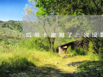 信用卡逾期了三次没影响吧