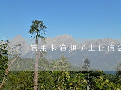 信用卡逾期了上征信会通知你吗 信用卡逾期了上征信会通知你吗