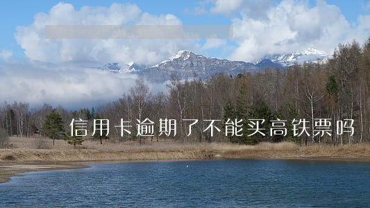 信用卡逾期了不能买高铁票吗 信用卡逾期了不能买高铁票吗