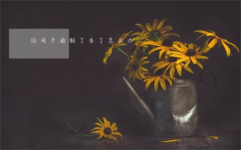 信用卡逾期了丢了怎么办 信用卡逾期了丢了怎么办