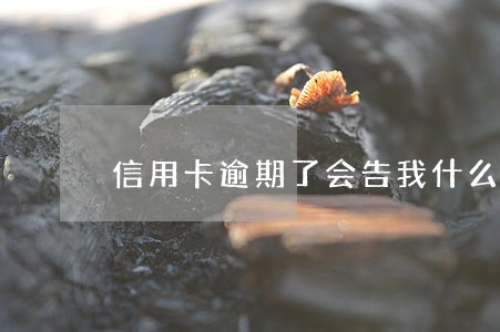 信用卡逾期了会告我什么罪 信用卡逾期了会告我什么罪