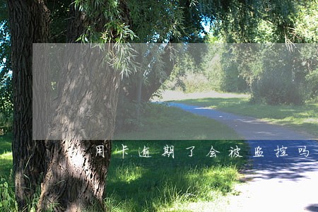 信用卡逾期了会被监控吗 信用卡逾期了会被监控吗
