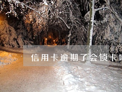 信用卡逾期了会锁卡吗 信用卡逾期了会锁卡吗