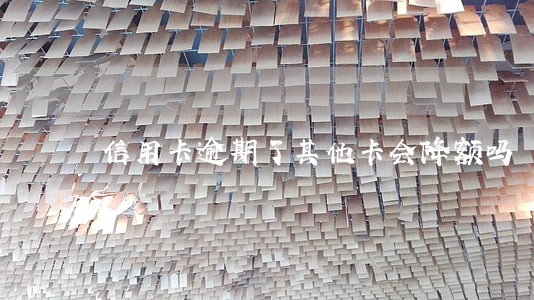 信用卡逾期了其他卡会降额吗 信用卡逾期了其他卡会降额吗