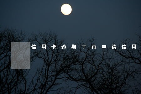 信用卡逾期了再申请信用卡 信用卡逾期了再申请信用卡