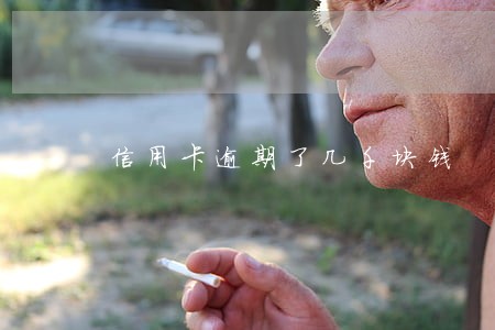 信用卡逾期了几千块钱 信用卡逾期了几千块钱