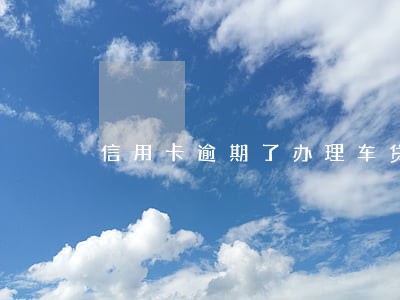 信用卡逾期了办理车贷可以吗 信用卡逾期了办理车贷可以吗
