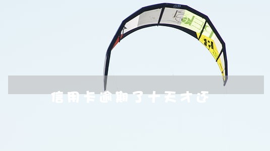 信用卡逾期了十天才还 信用卡逾期了十天才还
