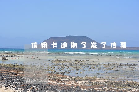 信用卡逾期了发了传票 信用卡逾期了发了传票