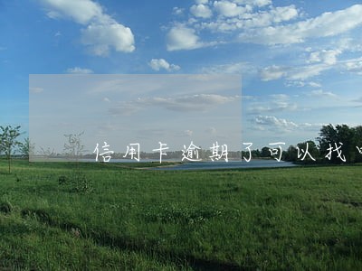 信用卡逾期了可以找中介办理吗 信用卡逾期了可以找中介办理吗